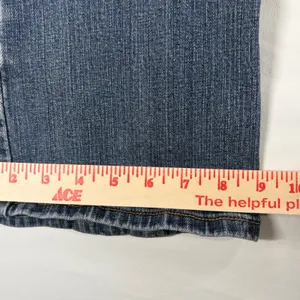 Levis 529 Curvy Boot Cut Jeans Womens 14 Short Medium Wash Denim Blue Stretch thumbnail 10