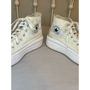 Converse Chuck Taylor Move Platform High Top Sneakers White Women’s 9 thumbnail 10