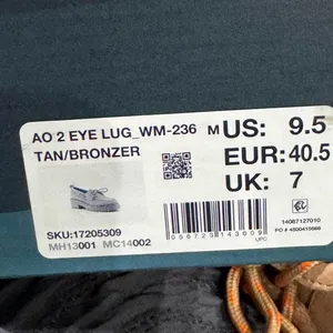 Sperry AO 2-Eye Lug Boat Shoes Tan Bronzer Women’s Size 9.5 Platform Leather thumbnail 6