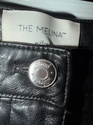 The Melina Aritzia Vegan Leather Pants thumbnail 3