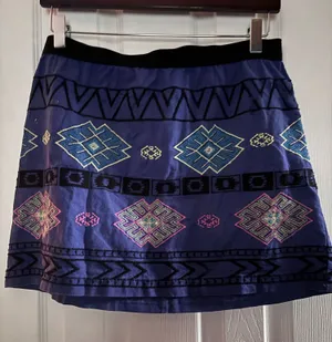 American Eagle Embroidered Mini Skirt thumbnail 1