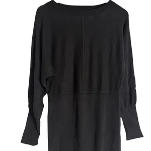 Ripe Sloane Black Knit Long Sleeve Crewneck Sweater Midi Dress Maternity Large thumbnail 9
