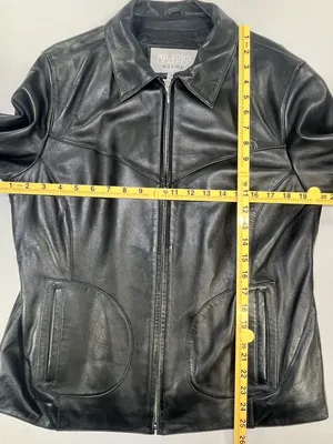 Wilson’s Leather Maxima Vintage Full Zip Weatern Yoke Women’s Leather Jacket XL thumbnail 8