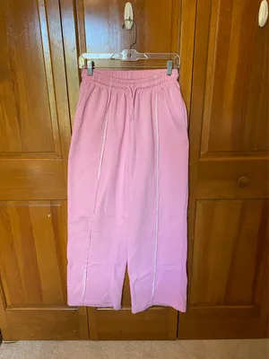 Pretty Little Thing Wide-Leg Sweatpants Pink thumbnail 2