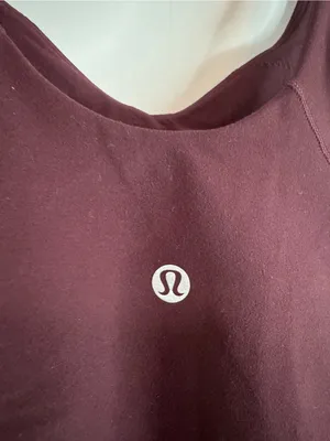 Lululemon Athletica Purple Cropped Tank Top Size 6 thumbnail 3