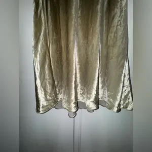 POLO RALPH LAUREN Flared Velvet Midi Skirt in desert slip style Sz 8 thumbnail 6