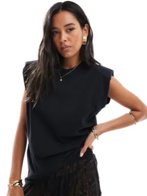 ASOS Black Sleeveless Top | Size 6 thumbnail 1