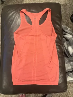 Coral Lululemon Tank Top Swiftly Tech thumbnail 2