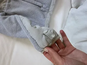 North Face Light Grey Fleece Jacket thumbnail 3