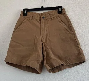 Patagonia Tan High Waist Shorts Classic Casual Design thumbnail 1