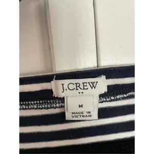J. Crew striped ruffle sleeve shirt sleeve dress medium thumbnail 5