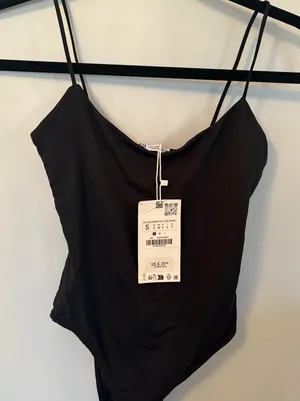 Zara Black Bodysuit thumbnail 1