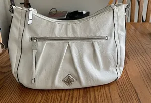 Simply Vera Wang Vintage Hobo Bag Color White Classic Y2K 90s thumbnail 1