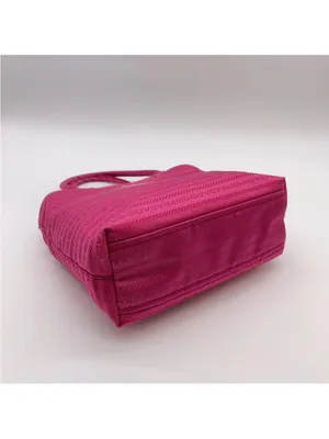 Prada Fuchsia Mini Nylon Logo Tote bag thumbnail 5