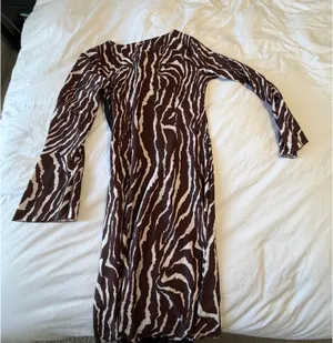 Animal print dress Brown Size M thumbnail 2