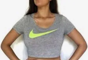 Nike Dri-FIT Crop Top Shirt US L thumbnail 5