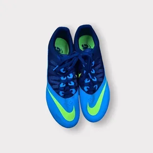 Nike Blue Racing Cleats Women Sneakers Size 9 thumbnail 4