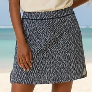 RLX Ralph Lauren Womens Golf Skirt Skort Geometric Print‎ Navy Blue Size S thumbnail 1