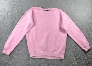 Pastel Baby Pink Sweatshirt S Oversized Coquette Soft Girl Boxy Barbiecore Comfy thumbnail 1
