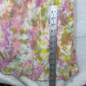 ASTR the Label Pink Yellow Tie Dye Viscose Maxi Slip Dress ACDR100591 Womens M thumbnail 5