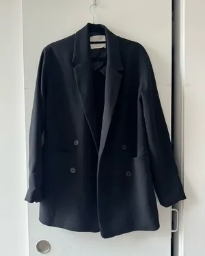 Aritzia Wilfred cherrelle oversized blazer black XXS thumbnail 1