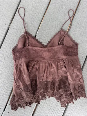 Abercrombie & Fitch Lace Trim Babydoll Cami top thumbnail 7