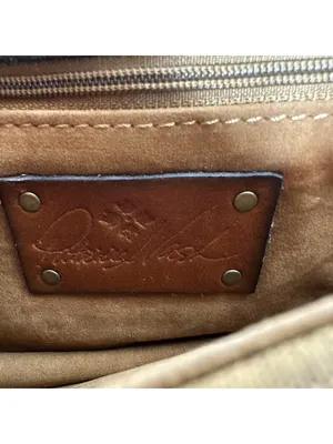 Patricia Nash Distressed Brown Leather Organizer Crossbody Wallet Bag Boho Vinta thumbnail 11