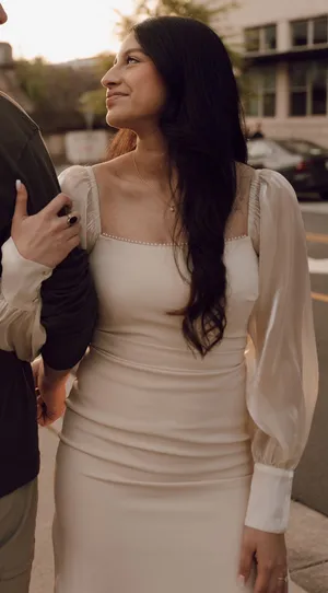 Bridal Midi Dress thumbnail 1