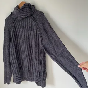 Free People Big City Turtleneck Sweater Boho Ribbed Slouchy Women's Size Small thumbnail 3