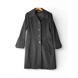 Jones New York Women Black Wool Blend Car Coat Overcoat JWMA9143 Size 14‎ thumbnail 3