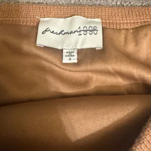 Freshman 1996 Brown Ivory Crochet Knit Striped Maxi Skirt Tube Top Set XS/S thumbnail 5