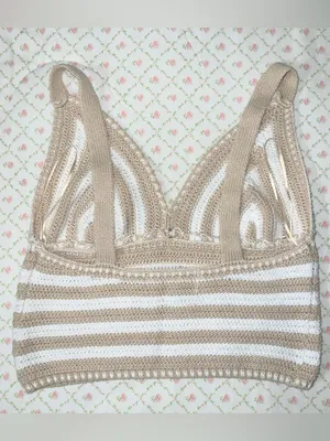 Willow & Wind crotchet tank top Tan thumbnail 2