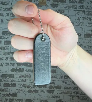 Harley Davidson | leather stamped tag Black thumbnail 1