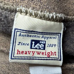 Vintage Lee Womens Size XL Heavyweight Christmas Snowman Sweatshirt Brown Winter thumbnail 4