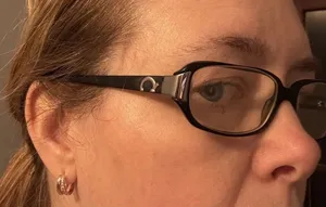 Salvatore Ferragamo FRAMES EYEGLASSES Glasses Black Silver Luxury VTG #2570 135 thumbnail 1