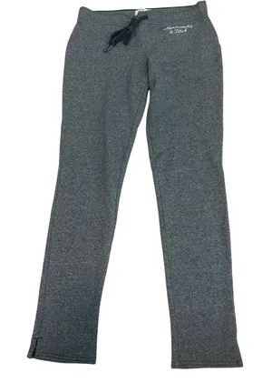 Abercrombie and Fitch Women’s Sweatpants Gray Size Medium Cotton Blend Lounge thumbnail 1