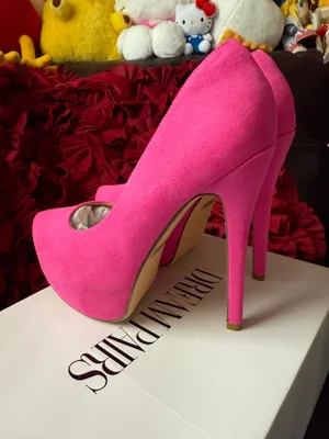 DREAM PAIRS Women's Party Sexy Super Platform Nightclub Shoes size 7 in pink thumbnail 8