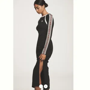 Anthropologie Daily Practice Long-Sleeve Ruched Midi Dress thumbnail 2