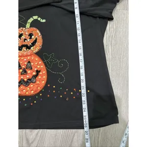 Cresions Halloween Pumpkins Long Sleeve Top Size L thumbnail 4