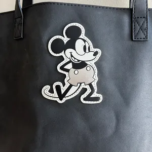 Disney Store Mickey Mouse Greyscale Tote Bag, Women’s Disney Collection Tote thumbnail 7
