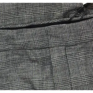 NWT Mango Womens Wool Blend Flared Leg Suit Pants Gray Brown Check EUR 38 (US 5) thumbnail 7