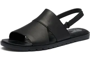 Sorel Women’s ELLA II LEATHER SLINGBACK SANDAL SIZE 10 Gladiator Comfort Walking thumbnail 1