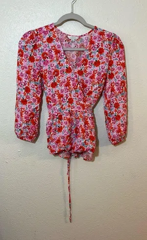 Lucky Brand Top Floral Long Sleeve thumbnail 1