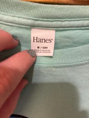 Hanes MSU Spartans Mint Green Long Sleeve Tee - Size S thumbnail 3