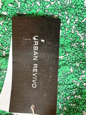 Urban Revivo Green Floral Puff Sleeve Cotton Mini Dress NWT M US 6 thumbnail 5
