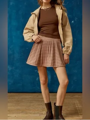 Urban Outfitters BDG Pennie‎ Pleated Plaid Mini Skirt Y2K Vibe thumbnail 7