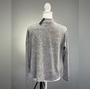 Streetwear Society CLEARANCE! Gray Boutique Mock Neck Sweater Size S NWT thumbnail 2