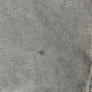Levi's RTR Veda Denim Dress Charcoal Mini LBD Button Down Chrome Sz XS Jean gray thumbnail 9