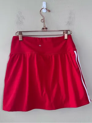 Halara SoftlyZero High Waisted Tummy Control 2-in-1 Color Block Mini Skort thumbnail 7