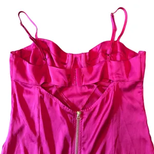 For Love & Lemons Isabella Bustier Mini Dress – Red – L (Runs Small) thumbnail 8